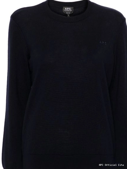 Women embroidered-logo A.P.C. sweater 0424